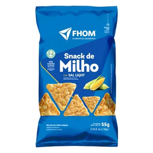 Snack de Milho Com Sal Light Fhom 55g - Imagem em destaque