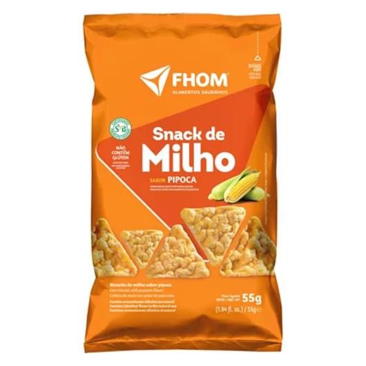 Snack de Milho Sabor Pipoca Fhom 55g - Imagem em destaque