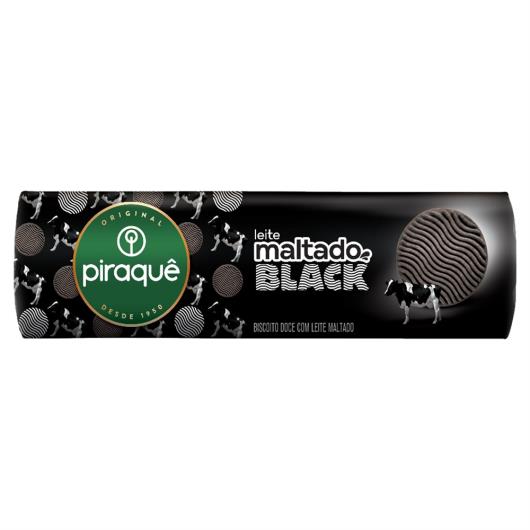 Biscoito Leite Maltado Black Piraquê Pacote 132g - Imagem em destaque