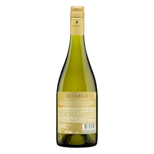Vinho Chileno Branco Meio Seco Golden Diablo Chardonnay Garrafa 750ml - Imagem em destaque