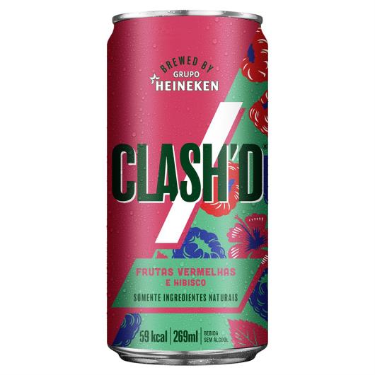 Refrigerante Frutas Vermelhas e Hibisco Clash'd Lata 269ml - Imagem em destaque