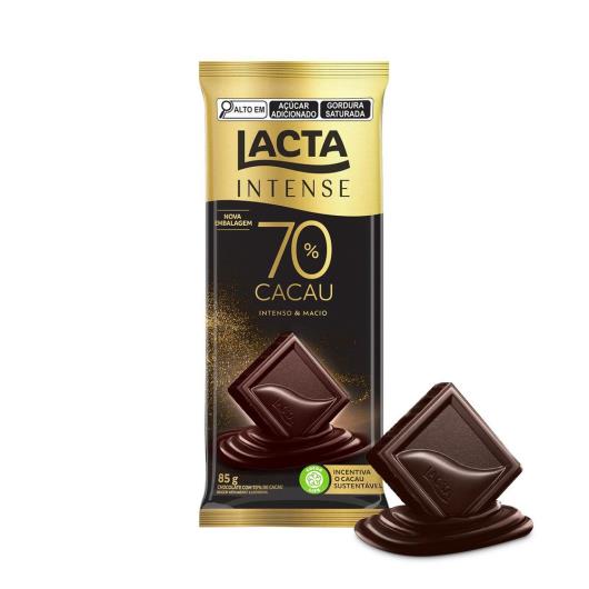 Chocolate Lacta Intense Amargo 70% Cacau Original 85g - Imagem em destaque