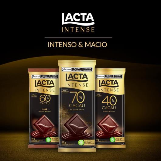 Chocolate Lacta Intense Amargo 70% Cacau Original 85g - Imagem em destaque