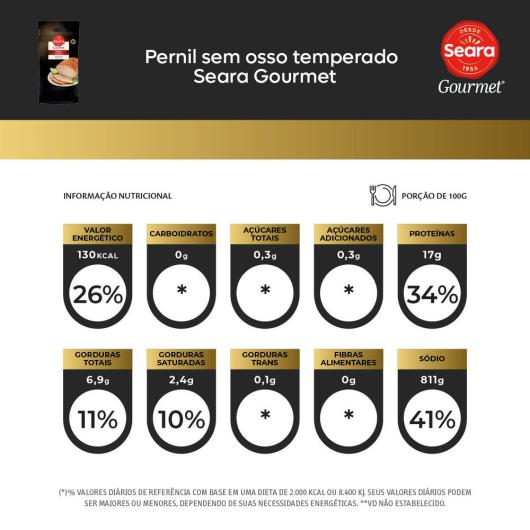 Pernil suíno assa fácil ervas sem osso Seara Gourmet 2,2kg - Imagem em destaque