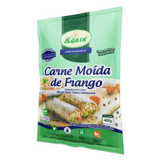 Carne Moída de Frango Congelada Korin Sustentável 400g - Imagem em destaque