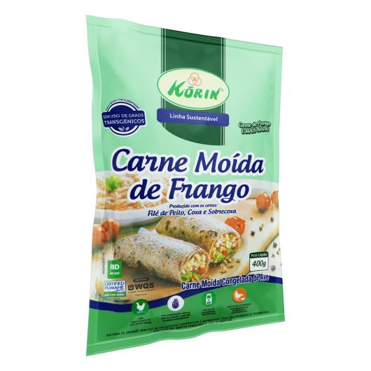 Carne Moída de Frango Congelada Korin Sustentável 400g - Imagem em destaque