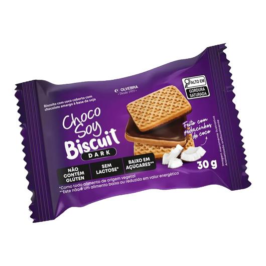 Biscoito Choco Soy Biscuit Dark 30g - Imagem em destaque