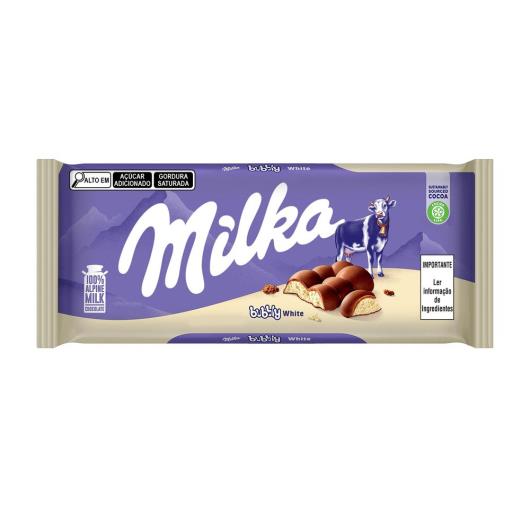 Chocolate Ao Leite E Chocolate Branco Milka Bubbly 95G - Imagem em destaque