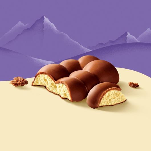 Chocolate Ao Leite E Chocolate Branco Milka Bubbly 95G - Imagem em destaque