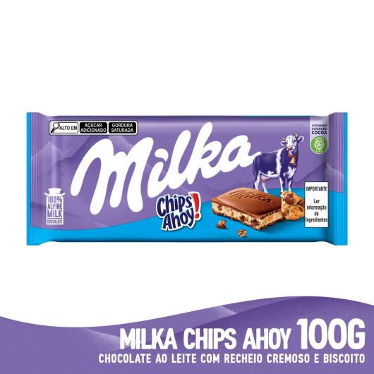 Chocolate Milka Chips Ahoy 100g - Imagem em destaque