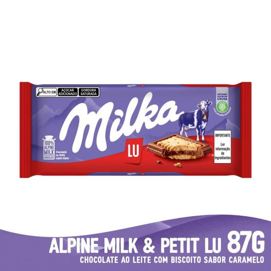 Chocolate Milka Lu 87g - Imagem em destaque