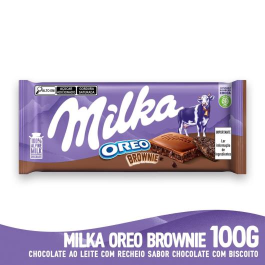 Chocolate Milka Oreo Brownie 100g - Imagem em destaque