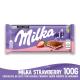 Chocolate Milka Strawberry 100g - Imagem 7622300498429.jpg em miniatúra