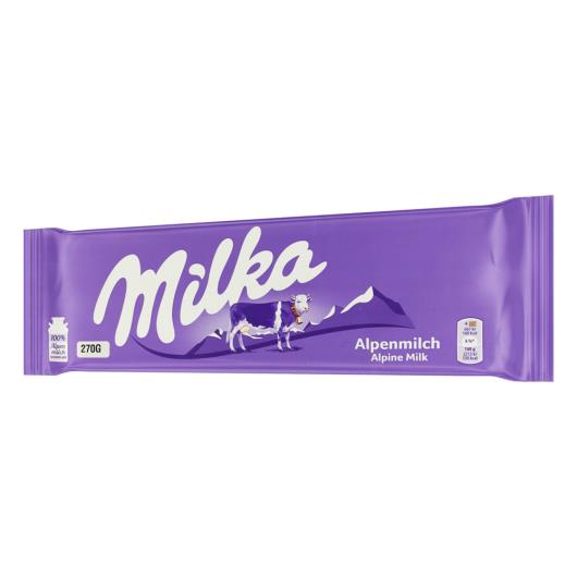 Chocolate ao Leite Alpine Milk Milka Pacote 270g - Imagem em destaque