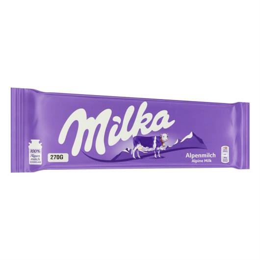 Chocolate ao Leite Alpine Milk Milka Pacote 270g - Imagem em destaque