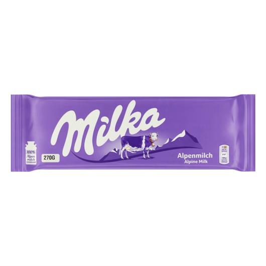 Chocolate ao Leite Alpine Milk Milka Pacote 270g - Imagem em destaque