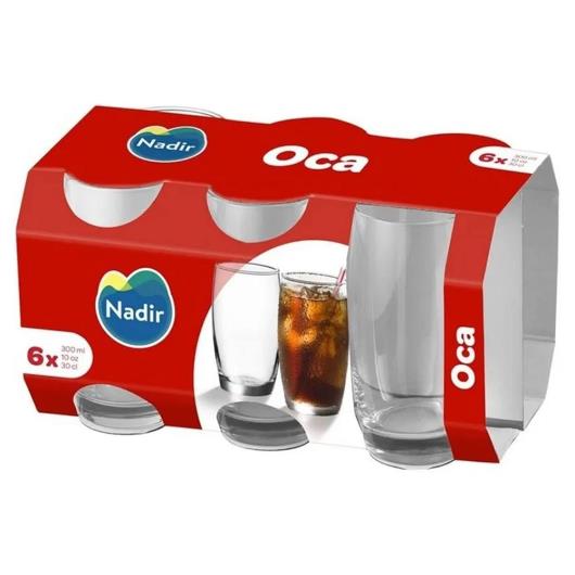 Conjunto 6 Copos Oca Nadir 6X300ml - Imagem em destaque