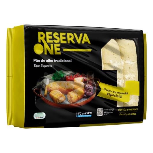 Pão de Alho tradicional tipo baguete Reserva One 300g - Imagem em destaque