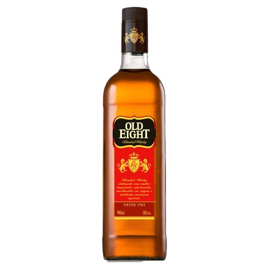 Whisky Brasileiro Blended Old Eight Garrafa 900ml - Imagem em destaque