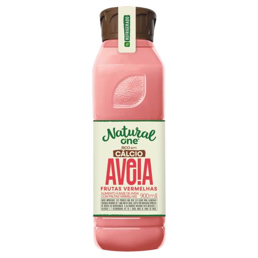 Alimento á base de aveia frutas vermelhas Natural One refrigerado garrafa 900ml - Imagem em destaque
