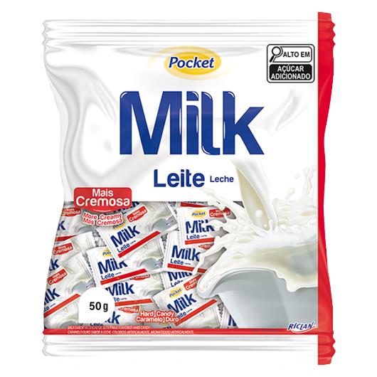 Bala Pocket Milk 50g - Imagem em destaque