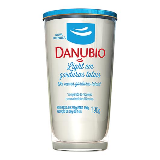 Requeijão Cremoso Light Danubio Copo 190g - Imagem em destaque