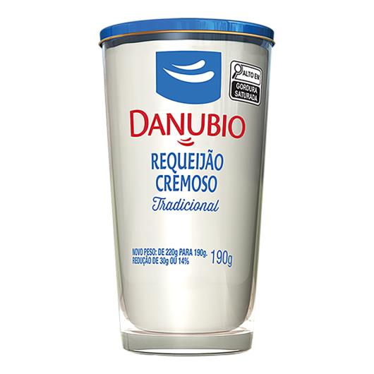 Requeijão Cremoso Tradicional Danubio Copo 190g - Imagem em destaque