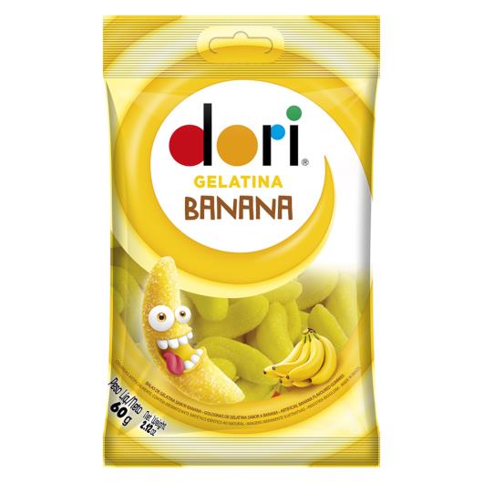 Bala de Gelatina Banana Dori Pacote 60g - Imagem em destaque