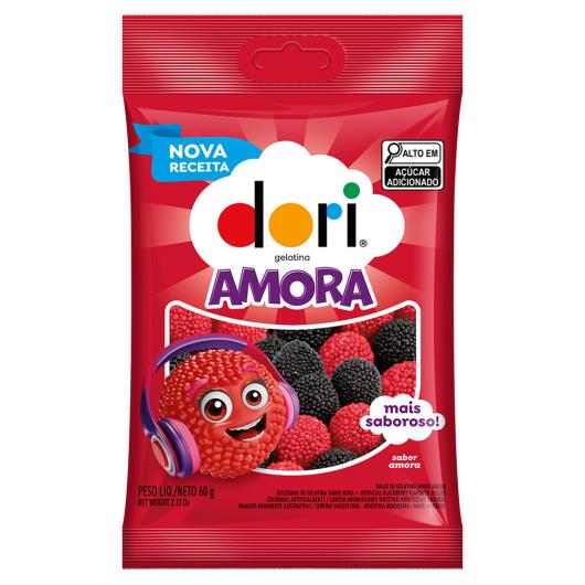 Bala de Gelatina Amora Dori Pacote 60g - Imagem em destaque