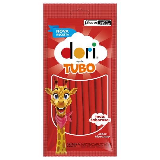 Bala Tubo Morango Dori Pacote 70g - Imagem em destaque