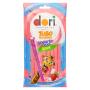 Bala Regaliz Iogurte de Morango Ácido Tubo Dori Yogurte100 Pacote 70g