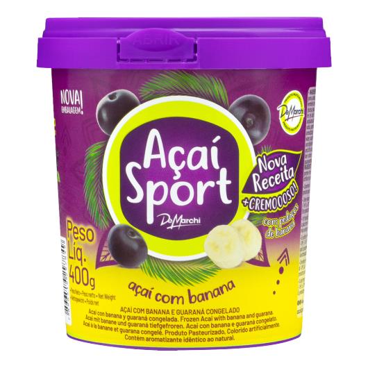 Açaí com Guaraná e Banana De Marchi Sport Pote 400g - Imagem em destaque