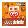 Mini Sorvete Doce de Leite Cobertura Chocolate Kibon Caixa 92g