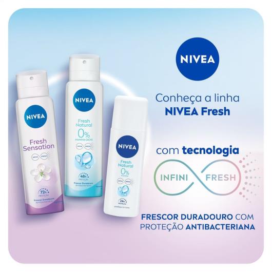NIVEA Desodorante Antitranspirante Aerossol Fresh Sensation 150ml - Imagem em destaque