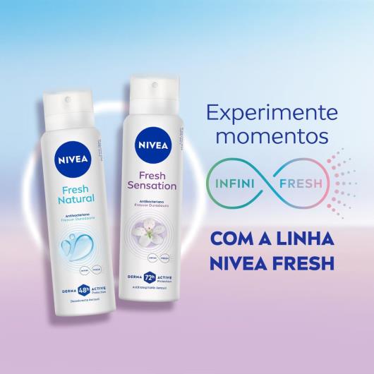 NIVEA Desodorante Antitranspirante Aerossol Fresh Sensation 150ml - Imagem em destaque