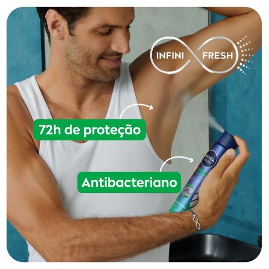 NIVEA MEN Desodorante Antitranspirante Aerossol Fresh Sensation 150ml - Imagem em destaque