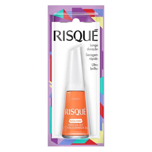 Esmalte Cremoso Ultrabrilho Antes Sol que Mal Iluminada Risqué Blister 8ml - Imagem em destaque