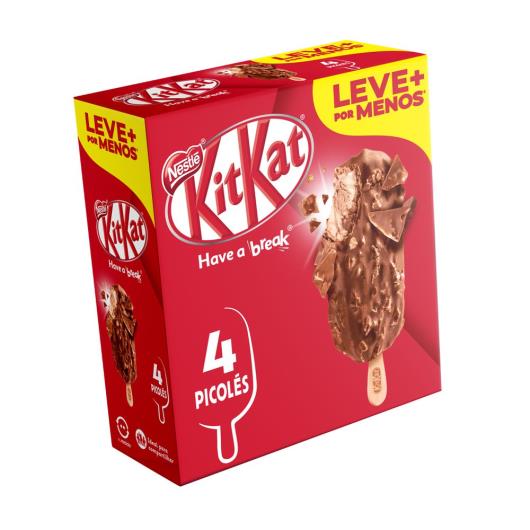 Picolé KitKat Nestlé Multipack 4x61g - Imagem em destaque