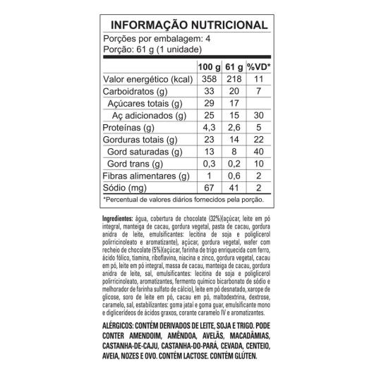 Picolé KitKat Nestlé Multipack 4x61g - Imagem em destaque