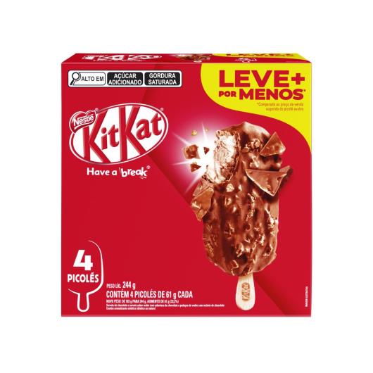 Picolé KitKat Nestlé Multipack 4x61g - Imagem em destaque