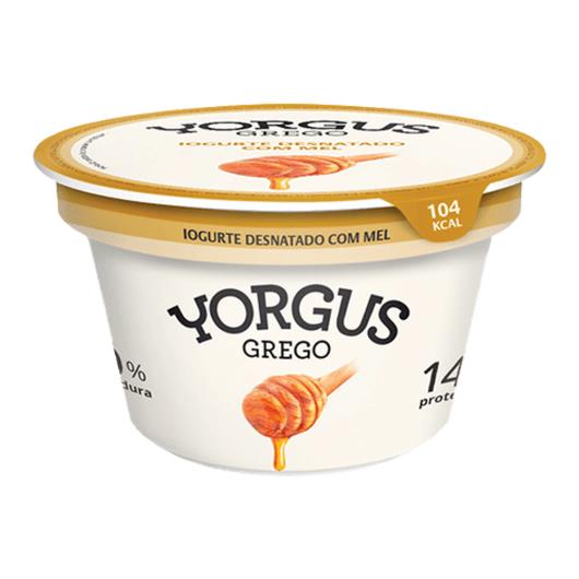 Iogurte Grego Desnatado Com Mel Yorgus Pote 130g - Imagem em destaque
