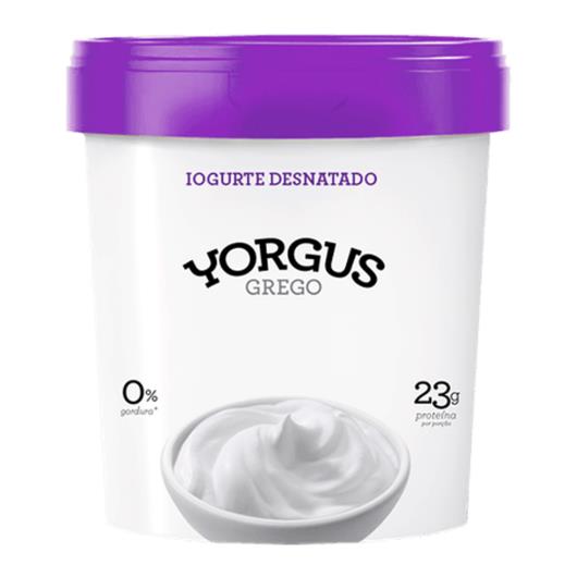 Iogurte Grego Desnatado Yorgus Pote 500g - Imagem em destaque