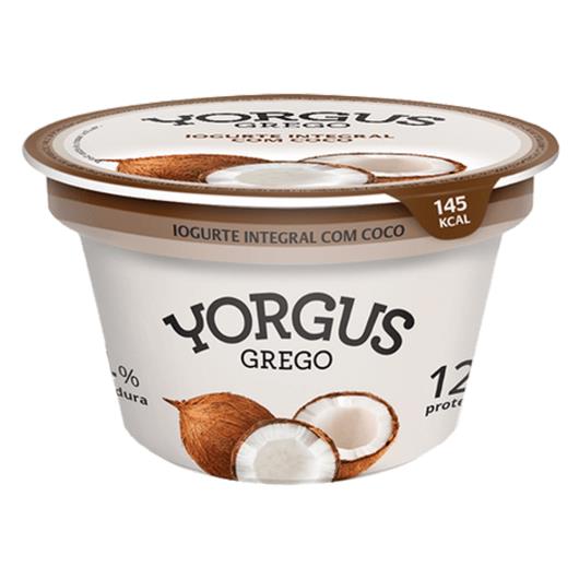 Iogurte Grego Integral Coco Yorgus Pote 130g - Imagem em destaque