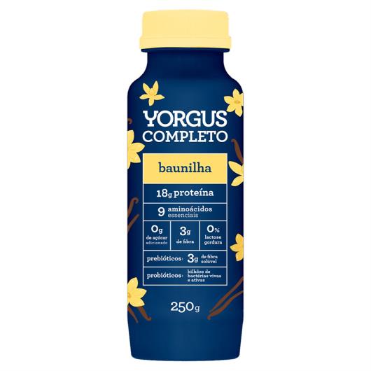 Iogurte Desnatado Baunilha Zero Lactose Yorgus Completo Frasco 250g - Imagem em destaque