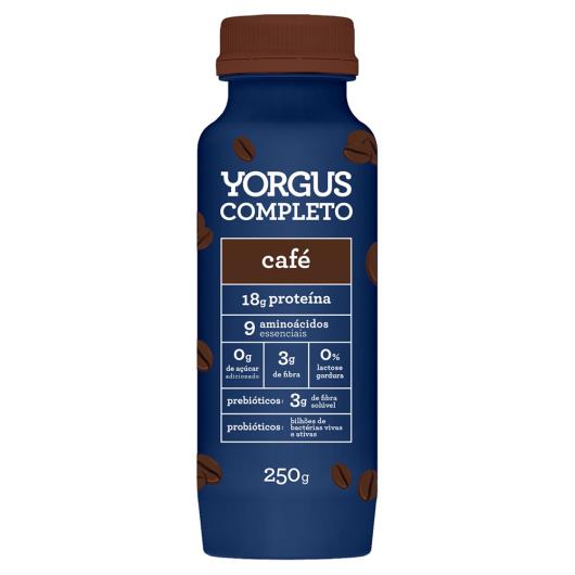 Iogurte Desnatado Café Zero Lactose Yorgus Completo Frasco 250g - Imagem em destaque