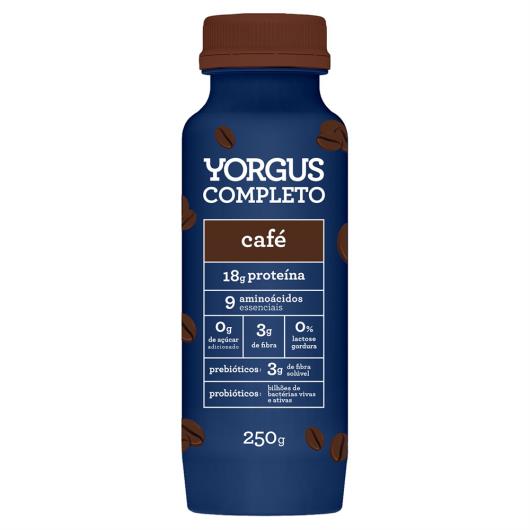 Iogurte Desnatado Café Zero Lactose Yorgus Completo Frasco 250g - Imagem em destaque