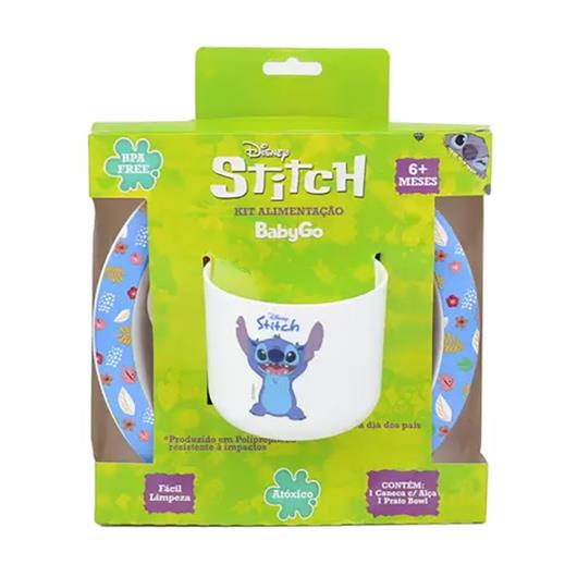 Kit Alimentação Infantil Baby Go Stitch - Imagem em destaque