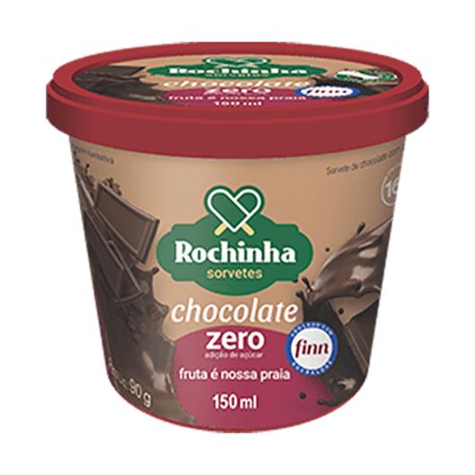 Sorvete Rochinha Chocolate Zero Açúcar Pote 150ml - Imagem em destaque