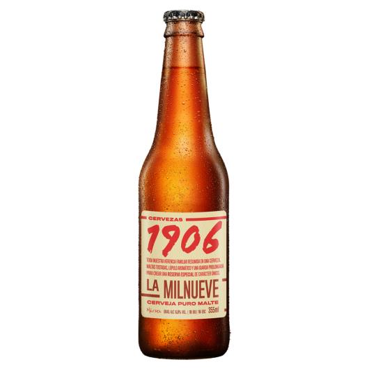 Cerveja Märzen Puro Malte 1906 Reserva Especial La Milnueve Garrafa 355ml - Imagem em destaque