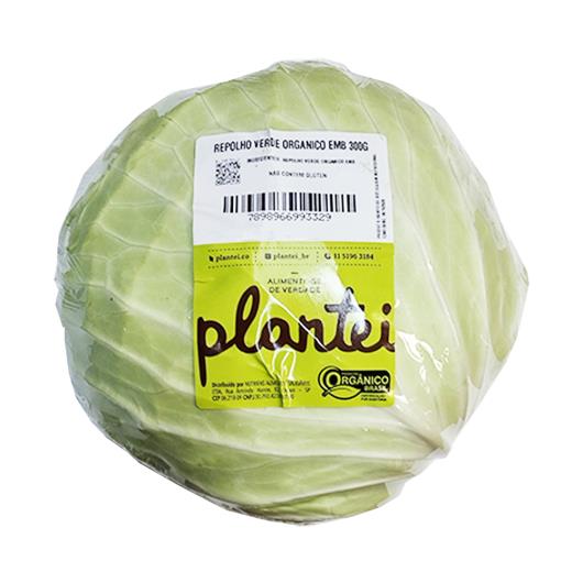 Repolho Plantei Verde Orgânico Embalado 300g - Imagem em destaque